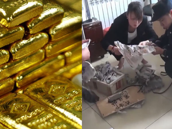 2 người đàn ông mua 30kg vàng miếng, về nhà phát hiện trong hộp lại là 25kg đá: Cảnh sát ập vào một kho hàng, 2 đối tượng bị bắt giữ