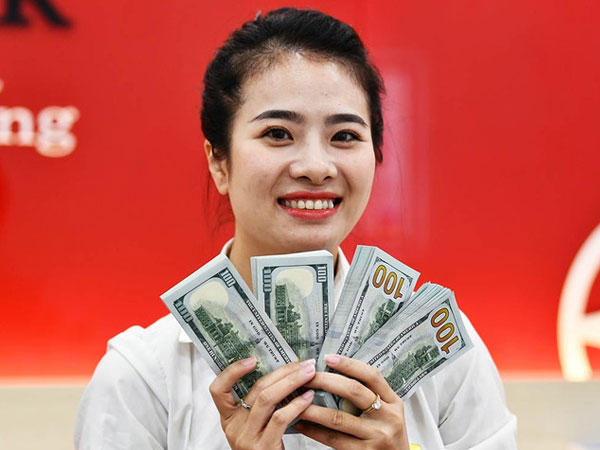 Giá USD ngân hàng lên kịch trần, vượt 25.400 đồng