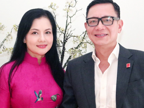 Vợ chồng Thu Quế -  Phạm Cường vào vai kẻ thù trong phim Trạm cứu hộ trái tim