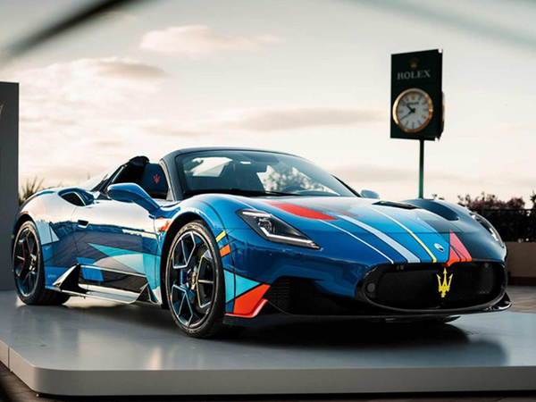 Ngắm Maserati MC20 Cielo Opera D’arte tại Rolex Monte-Carlo Masters