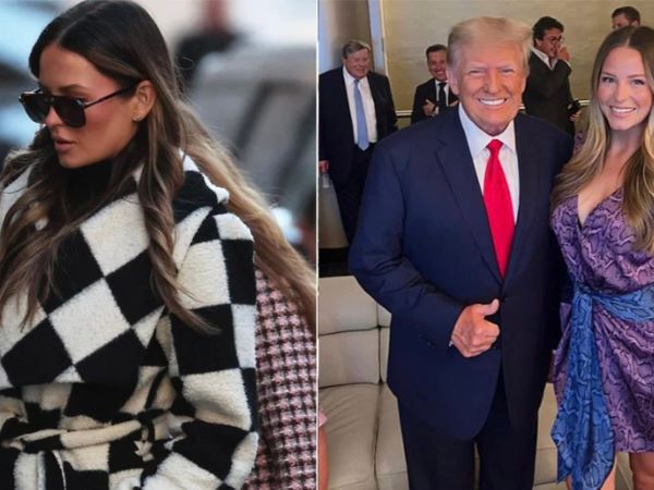 'Bóng hồng' quyến rũ ở bên ông Trump trong phiên tòa hình sự