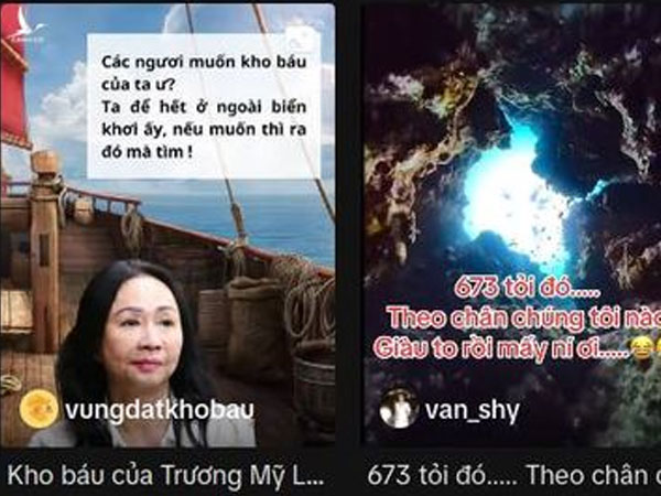 Tạo trend 'đi tìm kho báu bà Trương Mỹ Lan giấu ngoài biển', coi chừng vi phạm pháp luật