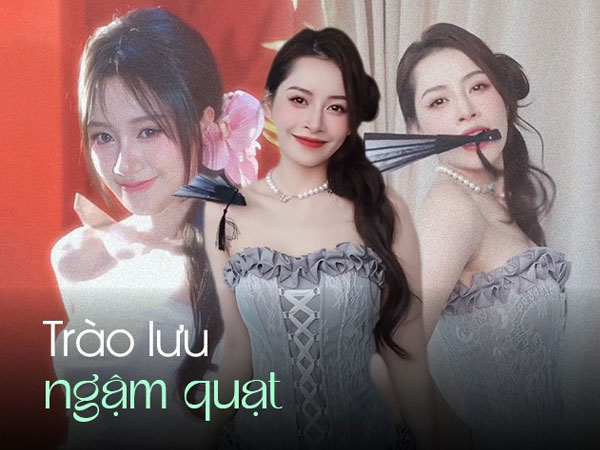 Trend ngậm quạt 'phá đảo' thế giới ảo, hút triệu lượt xem có gì đặc biệt?