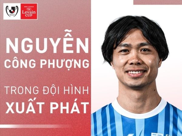 Công Phượng bất ngờ được đá chính tại Yokohama FC