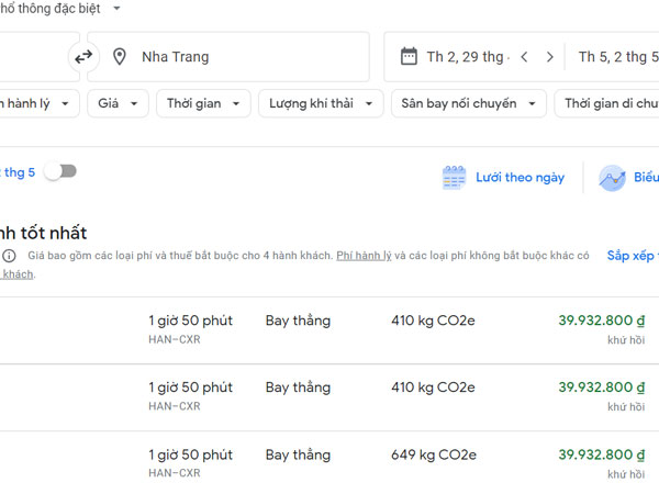 Giá vé máy bay nội địa ngày nghỉ lễ 30/4 - 1/5 quá cao, gia đình 4 người ở Hà Nội quyết định chuyển hướng
