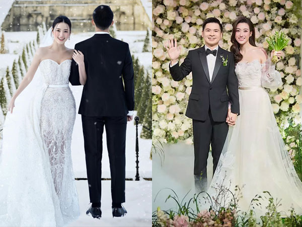So kè 'tài sắc' của dàn thiếu gia làm chồng sao Việt: Ông xã Midu 'một chín một mười' với con trai Bầu Hiển