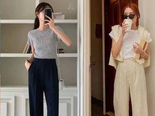 Các mẫu quần âu dành cho nàng công sở có chiều cao khiêm tốn