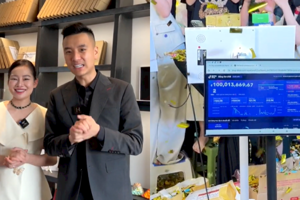 Vợ chồng Quyền Leo Daily 'phá vỡ mọi kỷ lục' livestream TikTok: Thu 100 tỷ đồng sau 17 tiếng, được TikTok Shop tài trợ 1 triệu USD tiền voucher, freeship tất cả đơn hàng