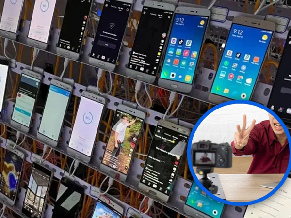 Bị bắt vì sử dụng 4.600 chiếc điện thoại làm giả lượt view để tăng thu nhập