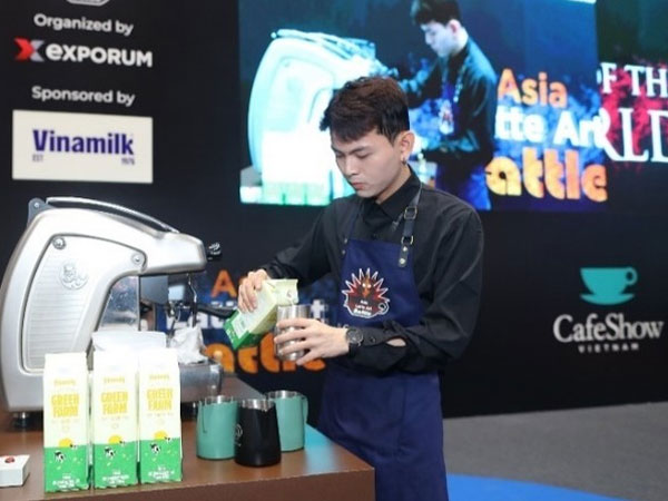 Vinamilk đồng hành cùng các Barista tại cuộc thi quốc tế Asia Latte Art Battle