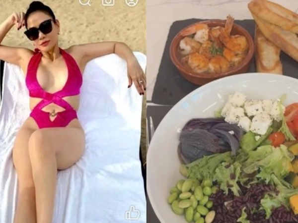 Ca sĩ Thu Minh tuổi 47 cực nóng bỏng đến thiếu nữ đôi mươi cũng phải ghen tị, nhìn bữa ăn choáng đến khó tin