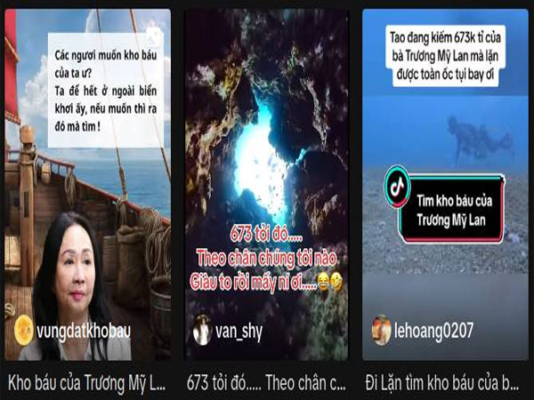 Bộ TT&TT lên tiếng về trend 'ra khơi tìm kho báu của bà Trương Mỹ Lan'