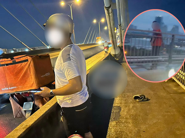 Shipper nhảy cầu Phú Mỹ tự tử, được cứu sống 'phút 90': Vợ nghẹn ngào tiết lộ lý do