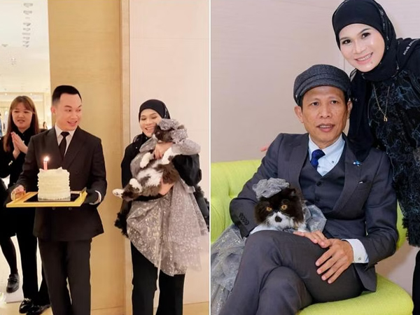 Tổ chức sinh nhật cho mèo cưng tại cửa hàng LV, cặp đôi bị cộng đồng mạng chỉ trích