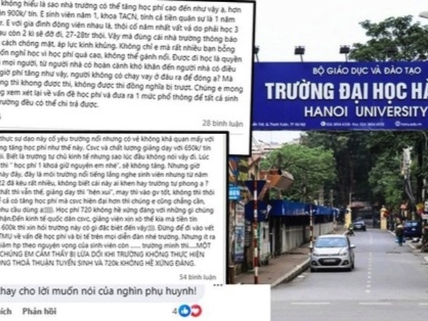 Ngay lúc này: Nhiều sinh viên Đại học Hà Nội muốn nghỉ học, thấy 'áp lực kinh khủng' vì trường tăng 10% học phí