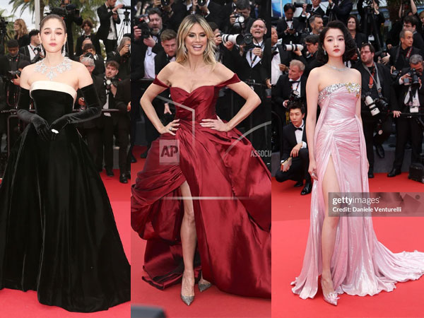 Thảm đỏ khai mạc LHP Cannes 2024: Heidi Klum hóa công chúa lấn lướt Quan Hiểu Đồng - Chompoo, sao Trung Quốc làm lố chiếm spotlight