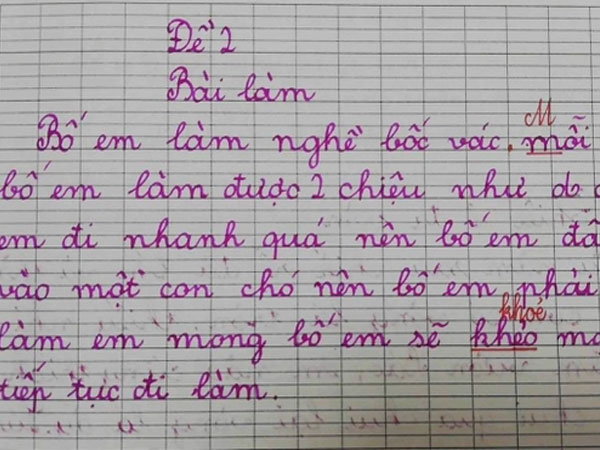 Bài văn miêu tả nghề của bố gây bão mạng, nguyên nhân khiến cả gia đình lâm vào cảnh 'bi đát' hóa ra là tại một... chú chó