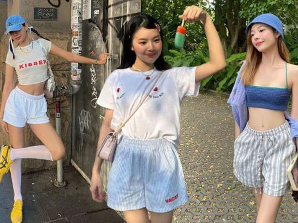 Boxer short - chiếc 'quần lười' đang hot: Mát mẻ, xinh xắn, hợp cho những ngày chẳng biết mặc gì
