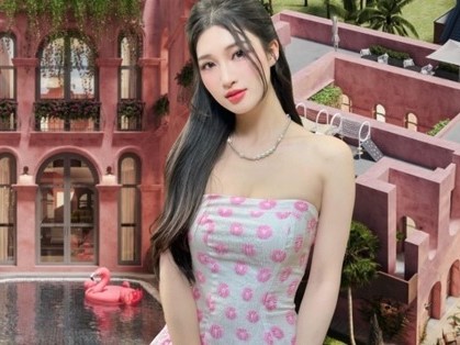 Á hậu Phương Nhi âm thầm xây biệt thự triệu đô: Diện tích 1000m2, dát hồng đẹp như cổ tích, netizen nhìn mà choáng?