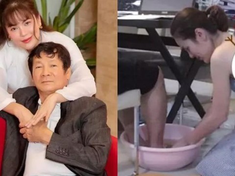 Hoa hậu quỳ gối rửa chân cho chồng sau 2 năm ly hôn: Tuyên bố đãi 1.000 bàn nếu cưới được Vũ Luân