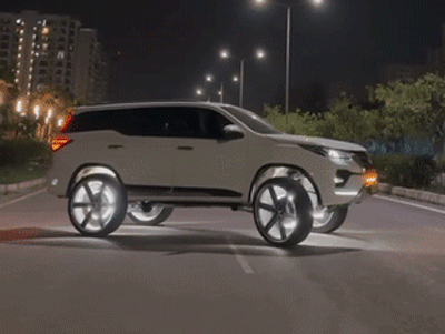 Toyota Fortuner chơi trội khi độ vành xe 'khổng lồ' 26 inch