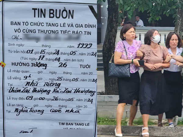 Đám tang của 2 cô gái trẻ trong vụ cháy Trung Kính: 'Nuôi con đến 25 tuổi mà giờ cháu không còn'