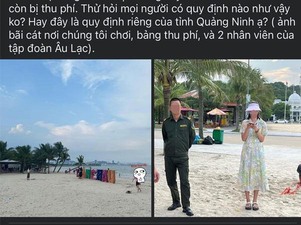 Du khách tố việc thu phí team building ở bãi biển, lãnh đạo TP Hạ Long lên tiếng