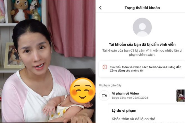 Bà Nhân Vlog mất kênh TikTok 5 triệu người theo dõi