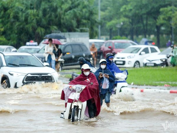 Miền Bắc hứng mưa lớn diện rộng, có nơi vượt 150mm