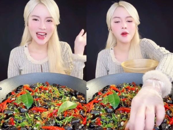 TikToker Tóc Vàng Hoe gây tranh cãi vì 'bí content' nên mukbang cả đá cuội nhưng sự thật khiến nhiều người bất ngờ