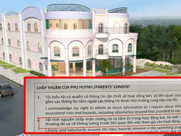 Trường quốc tế ở Nha Trang yêu cầu ký giấy rủi ro, phụ huynh lên tiếng: Con đi học mà tưởng bệnh nhân chuẩn bị vào phẫu thuật
