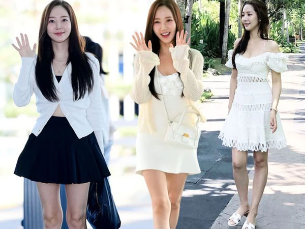 Tham khảo Park Min Young những set váy ngắn trẻ trung cho tuổi U40