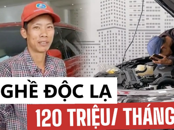 Độc lạ nghề mò mẫm dưới nắp capo, chui gầm ô tô kiếm trăm triệu mỗi tháng: Tưởng đơn giản nhưng không phải ai cũng làm được
