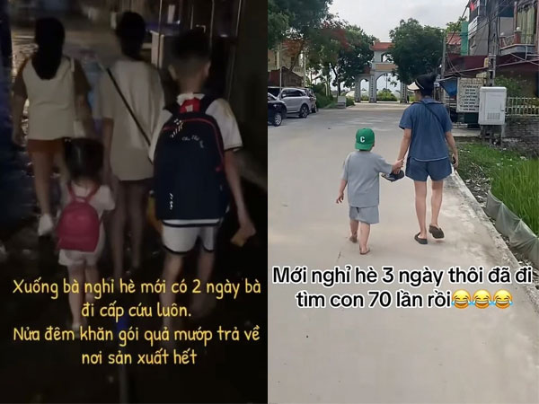 Dân mạng 'dở khóc, dở cười' với khoảnh khắc ông bà trông cháu nghỉ hè 'hở ra là tìm khắp làng chưa thấy'