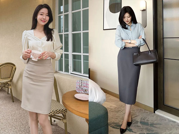 10 cách phối chân váy bút chì trẻ trung, tôn dáng dành cho nàng công sở