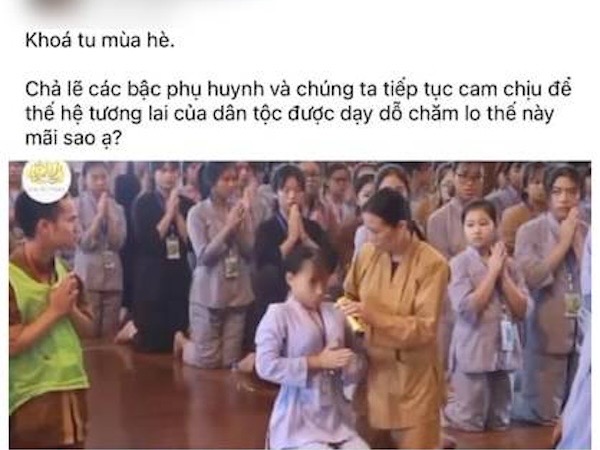 Quảng Ninh làm rõ đoạn video cô gái bị 'vong nhập' trong khóa tu hè của chùa Ba Vàng