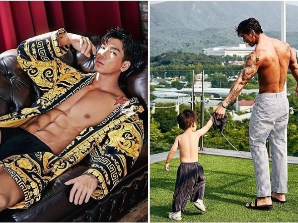 Ông bố nóng bỏng nhất xứ kim chi là một 'quái vật thể hình'