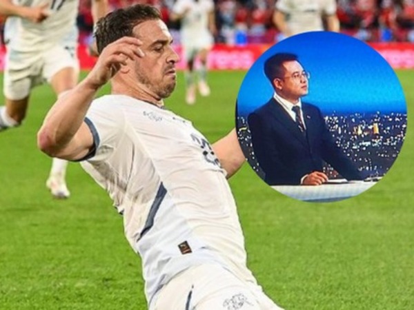 Bình luận viên VTV làm thơ cực hài hước khi cầu thủ Thuỵ Sỹ ghi bàn ở Euro: 'Thân hình thể thao, chiều cao mét rưỡi'