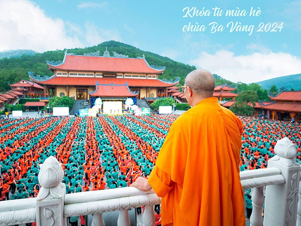 Chùa Ba Vàng thông báo tạm dừng tổ chức khóa tu mùa hè 2024