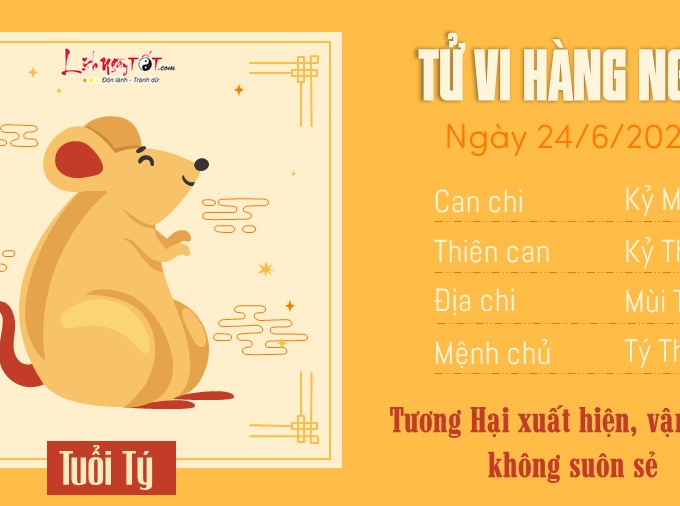 Tử vi thứ 2 ngày 24/6/2024 của 12 con giáp: Tý gặp sự cố, Mùi thiếu quyết đoán