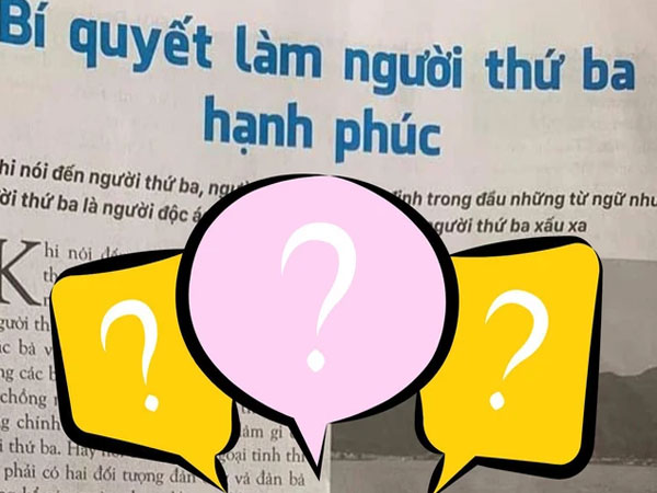 Xôn xao bài viết 'Bí quyết làm người thứ ba hạnh phúc' với nội dung phản cảm, nhiều đoạn xem thường phụ nữ