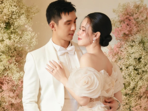 Midu tung ảnh cưới siêu ngọt ngào, biểu cảm của chồng thiếu gia gây chú ý
