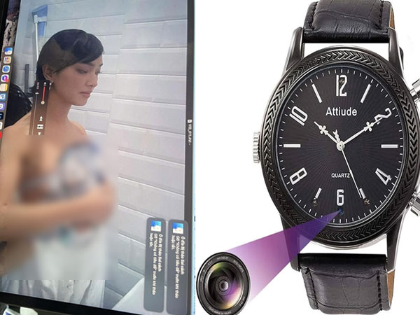 1,6 triệu VND một chiếc đồng hồ xuất hiện trong vụ quay lén Châu Bùi: Camera giấu ở vị trí nào?