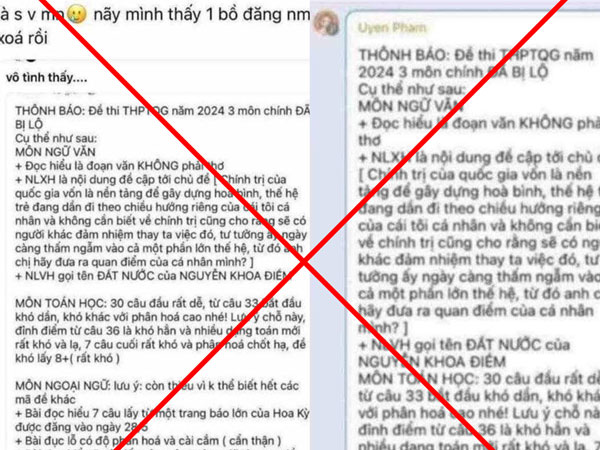 Thí sinh 'trúng tủ' môn Văn, Bộ GD-ĐT nói gì về thông tin nghi lộ đề thi tốt nghiệp THPT?