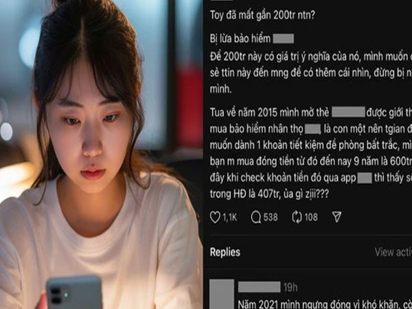 Cô gái kể chuyện 'bị lừa 200 triệu' sau 9 năm đóng bảo hiểm: Thực hư thế nào mà khiến cộng đồng chia phe tranh cãi?
