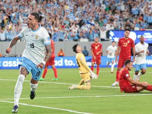 Darwin Nunez ghi bàn, Uruguay đại thắng 5-0 ở Copa America