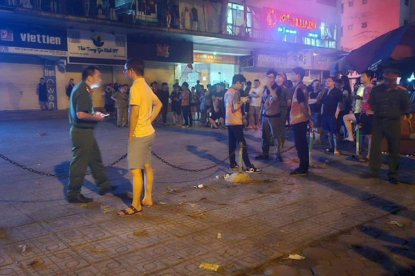 Nam thanh niên tử vong ở Khu đô thị Linh Đàm