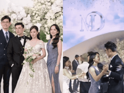 Em trai thiếu gia Minh Đạt bế vợ khiêu vũ trong hôn lễ của Midu, khí chất hào môn ngập tràn