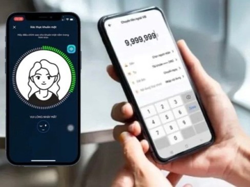 Chưa xác thực sinh trắc học tài khoản ngân hàng, muốn chuyển tiền trên 10 triệu đồng, người dùng phải làm gì?