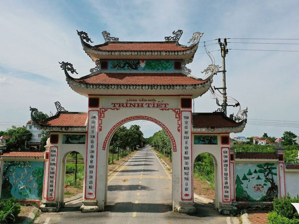 Hình ảnh con đường mới được đặt tên Trinh Tiết